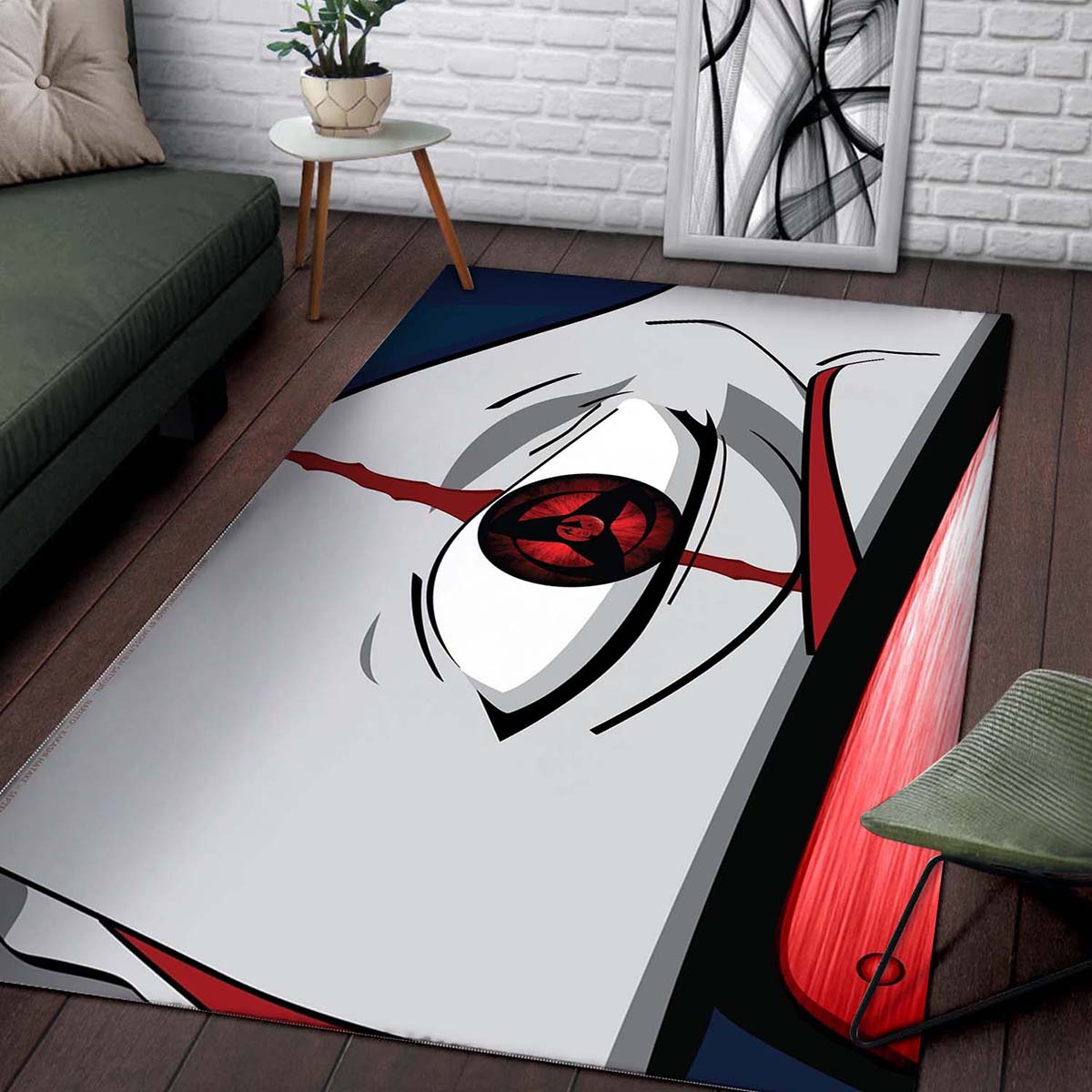 Naruto Kakashi Mangekyo Sharingan Teppich 2