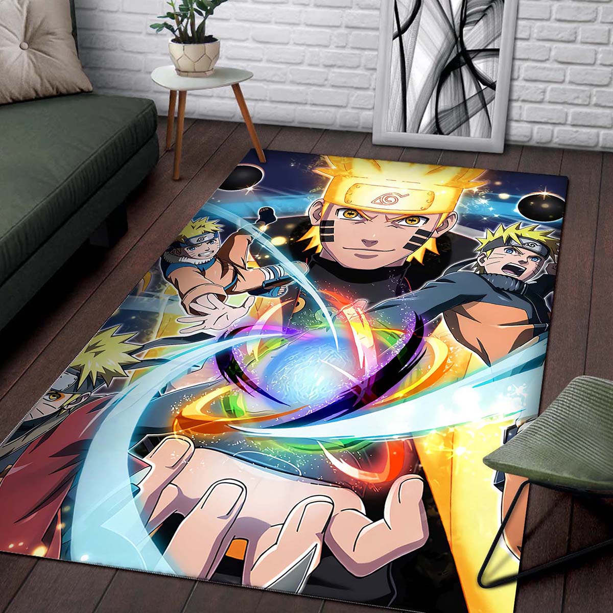 Naruto Rassengan Anime Teppich 2