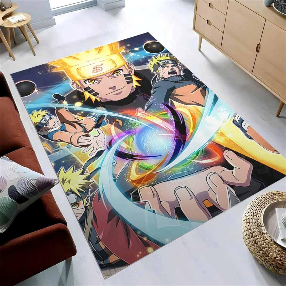 Naruto Rassengan Anime Teppich