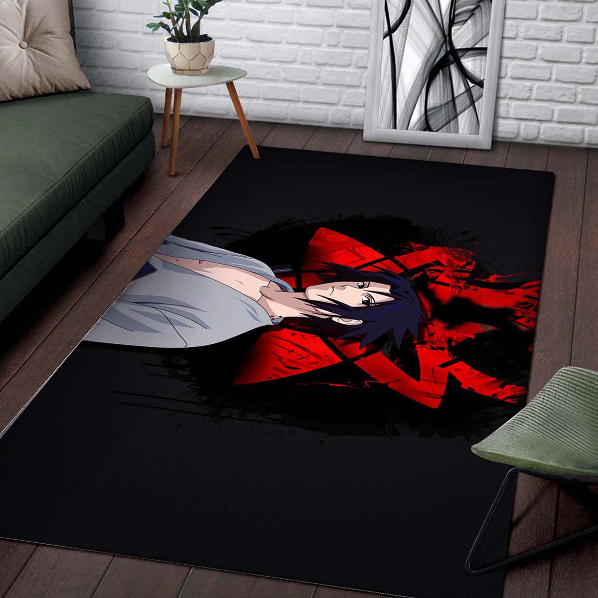 Naruto Sasuke Mangekyou Sharingan Teppich 2