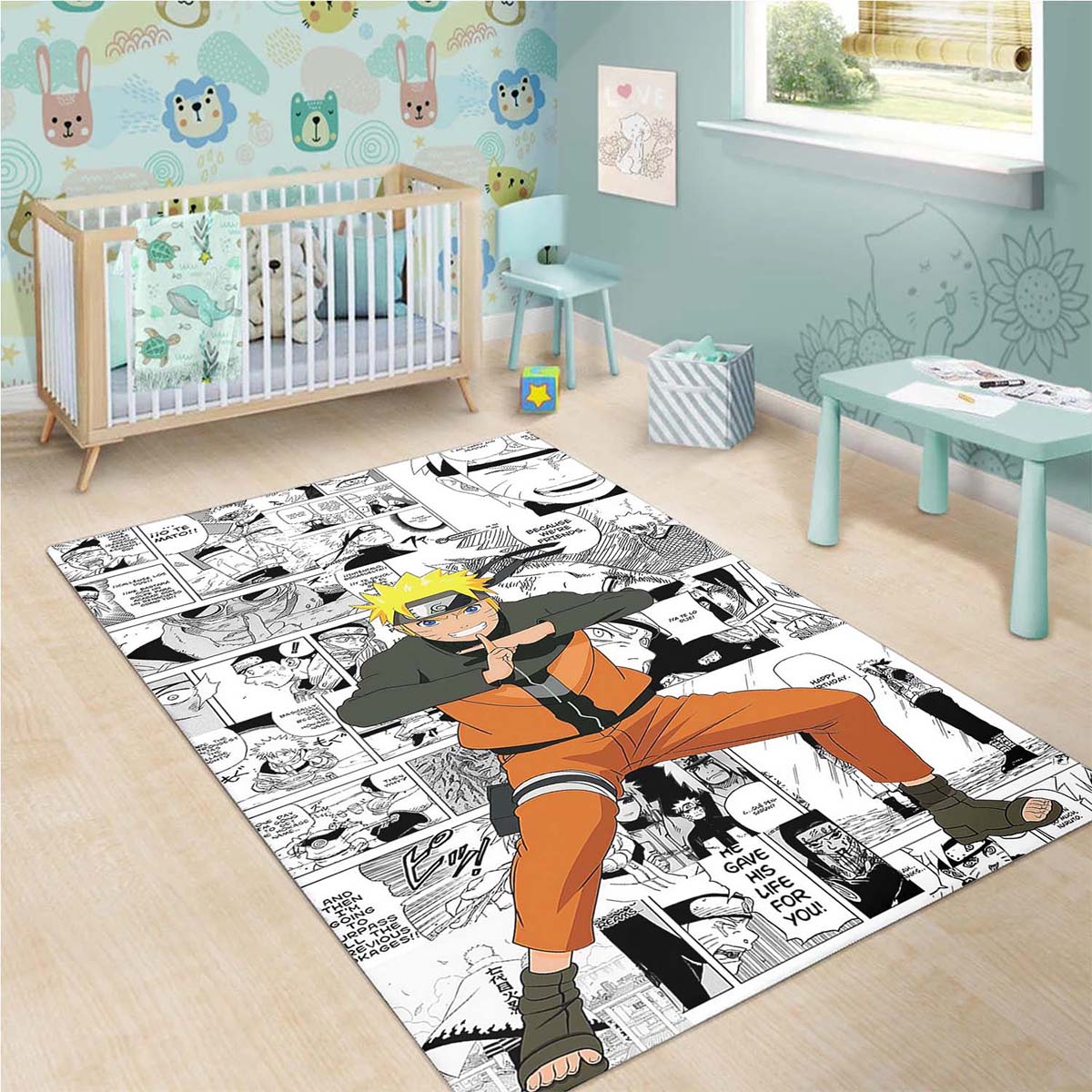 Naruto Uzumaki Character L15 Teppich 3