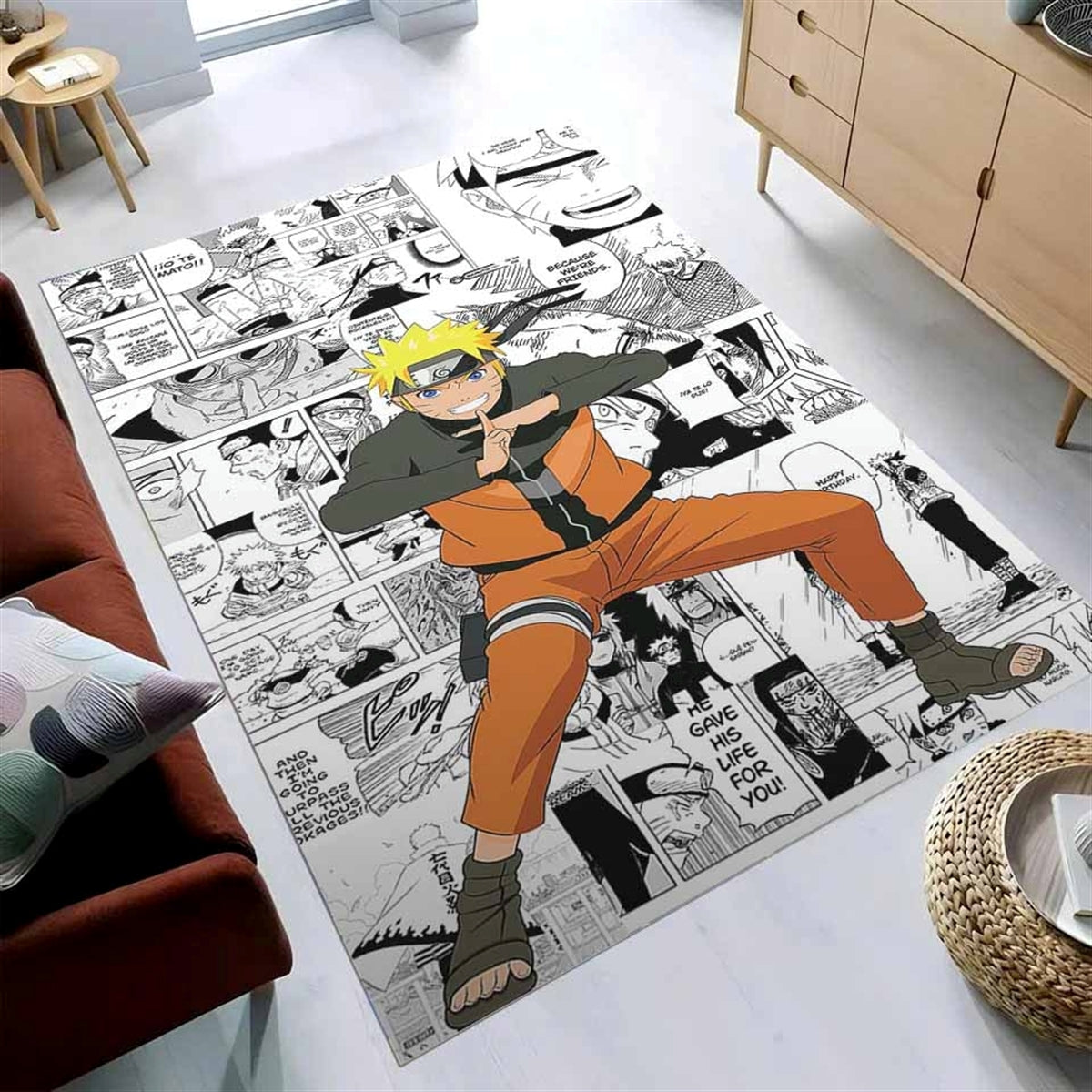 Naruto Uzumaki Character L15 Teppich