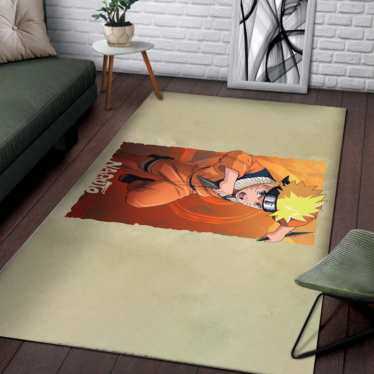 Naruto Uzumaki Poster 5K Teppich 2