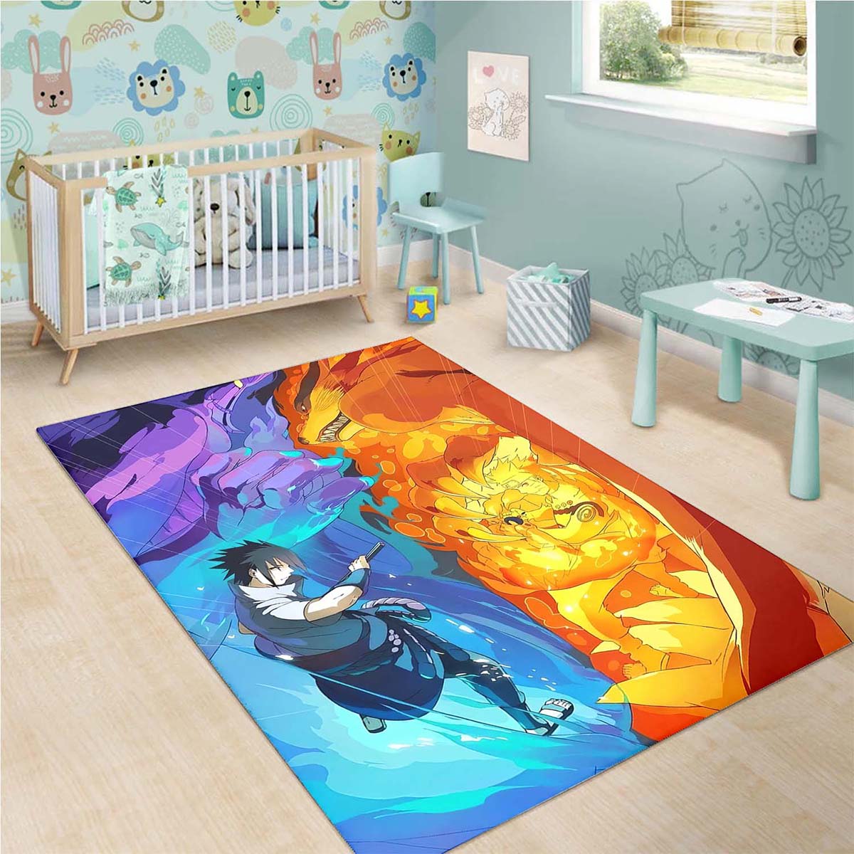 Naruto Vs Sasuke Teppich 3
