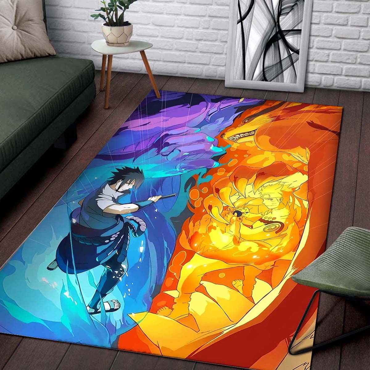 Naruto Vs Sasuke 1 Teppich 2