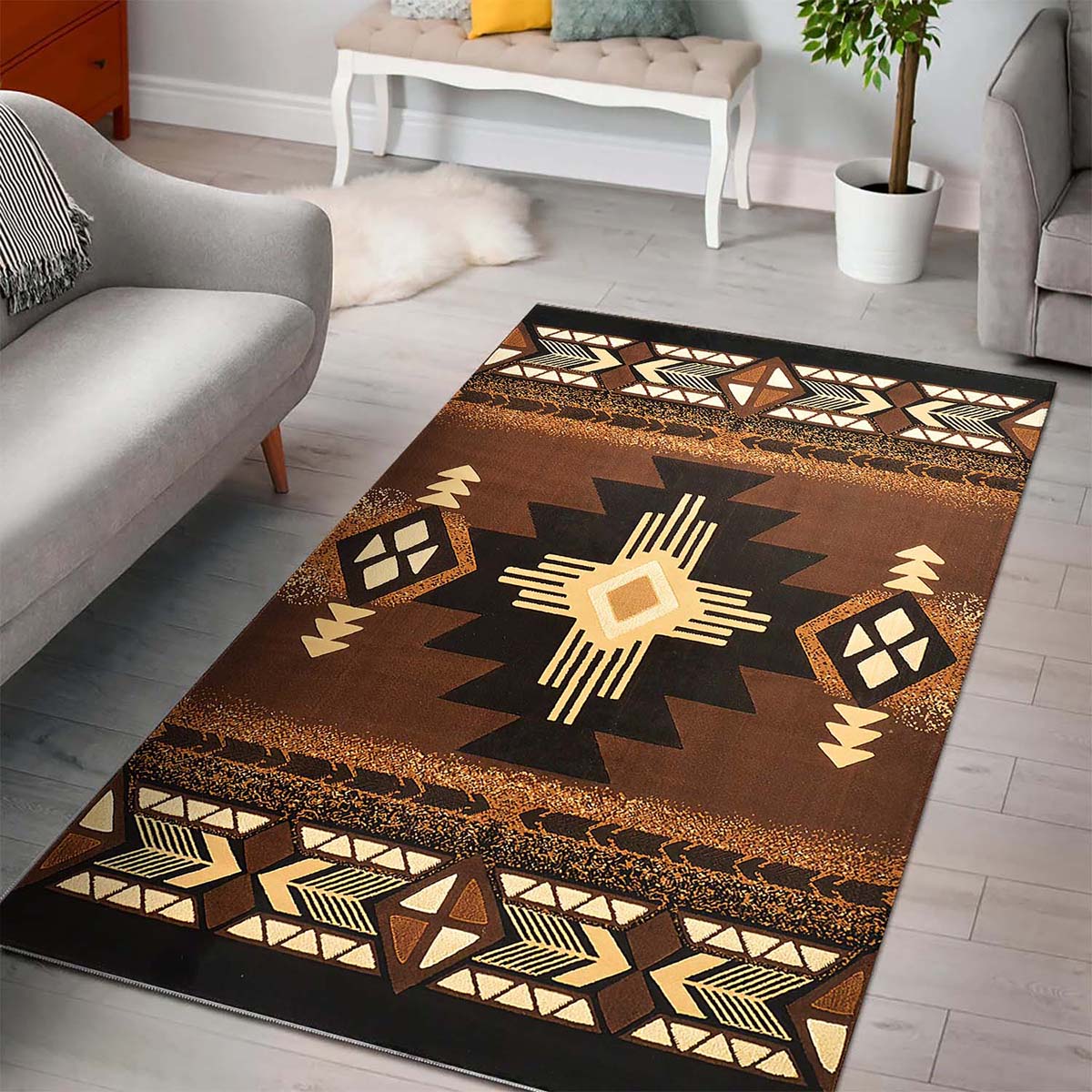 Native American D009133r Teppich 3