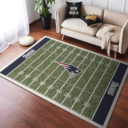 New England Patriots Fuballmannschaft Feld Teppich