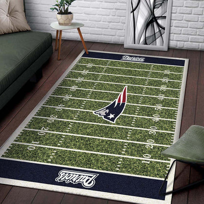 New England Patriots Fuballmannschaft Feld Teppich 2