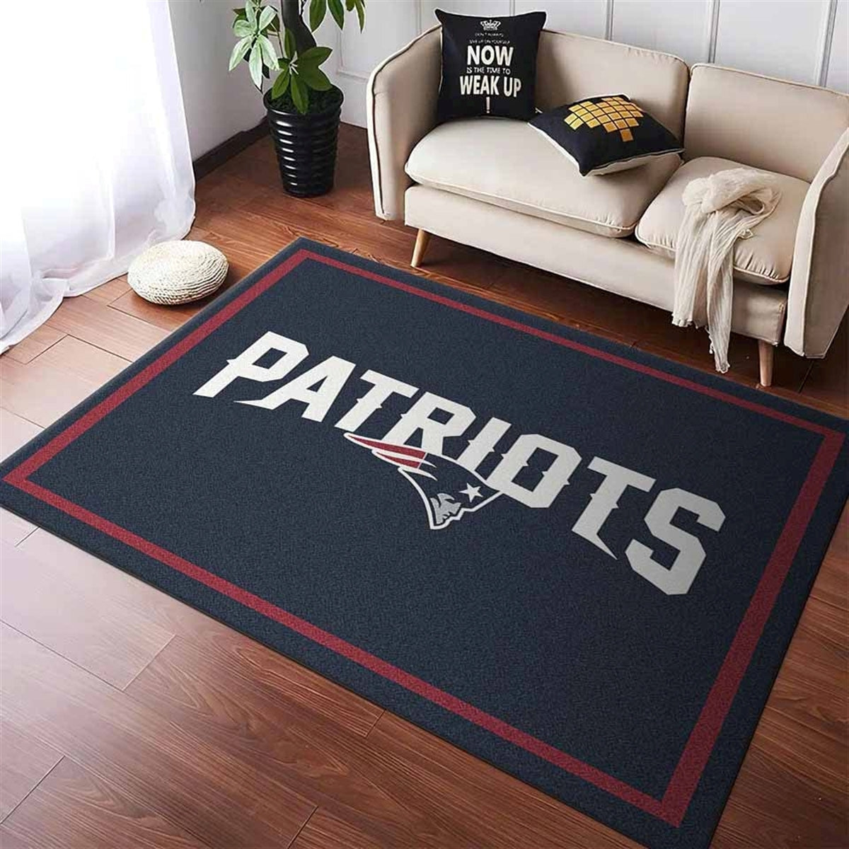New England Patriots Team Spirit Teppich