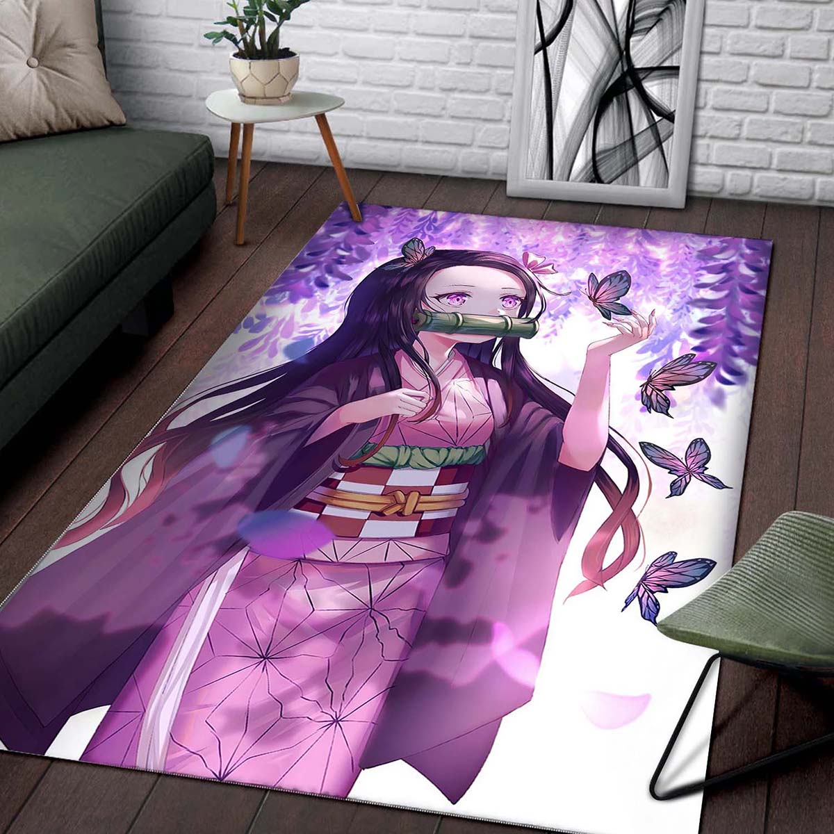 Nezuko Demon Slayer Anime 05 Teppich 2