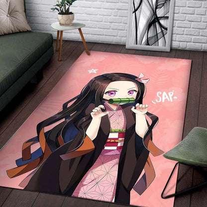 Nezuko Demon Slayer Anime 101 Teppich 2