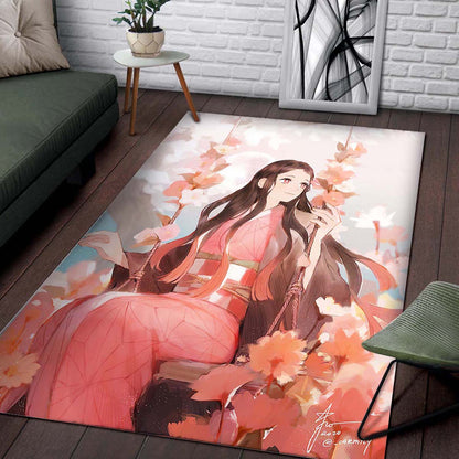 Nezuko Demon Slayer Kimetsu No Yaiba L02 Teppich 2
