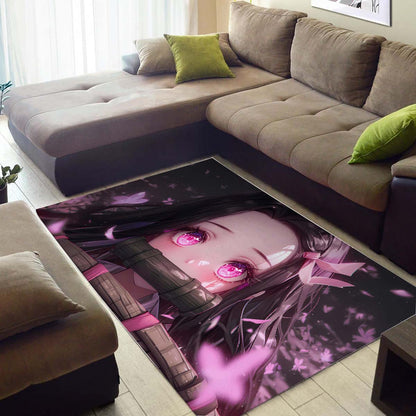 Nezuko Kamado Cute Teppich 3