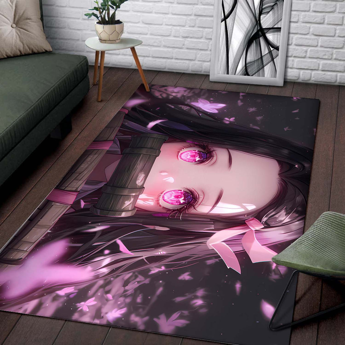 Nezuko Kamado Cute Teppich 2