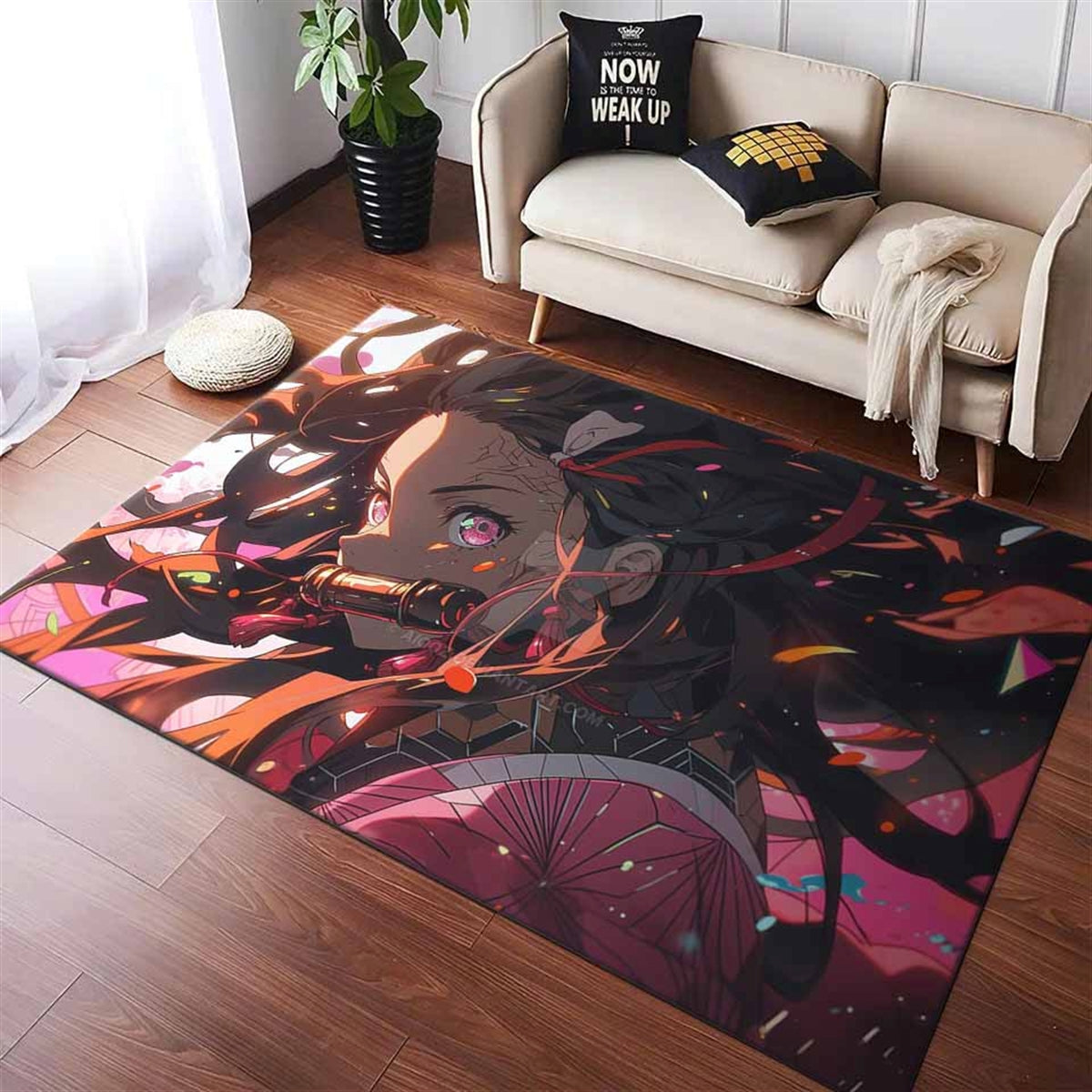 Nezuko Kamado - Kimetsu No Yaiba 1 Teppich