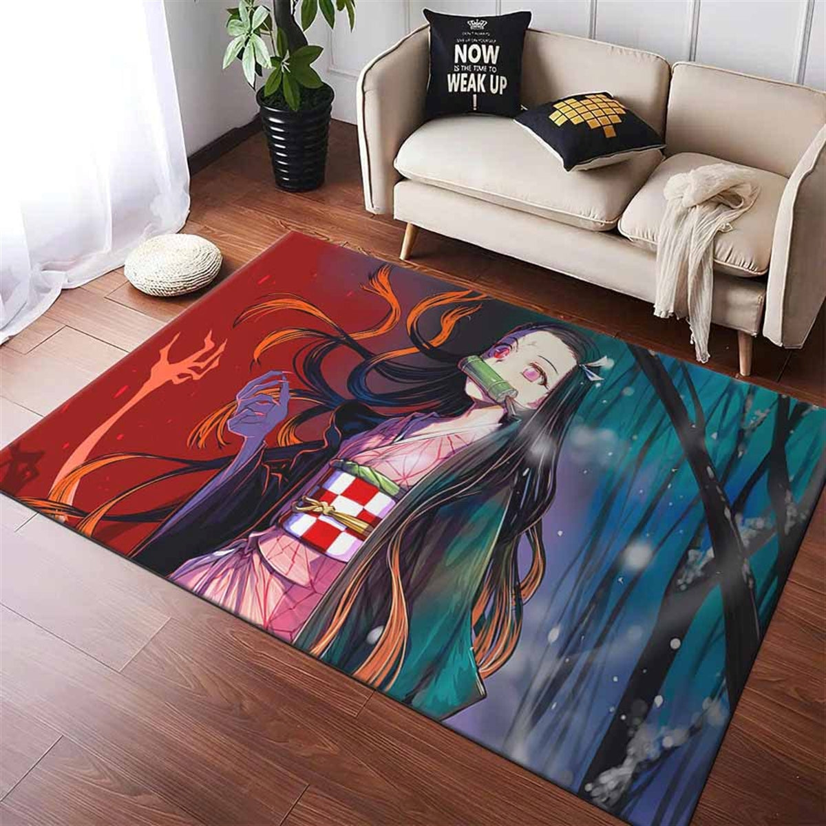 Nezuko Kamado - Kimetsu No Yaiba 2 Teppich