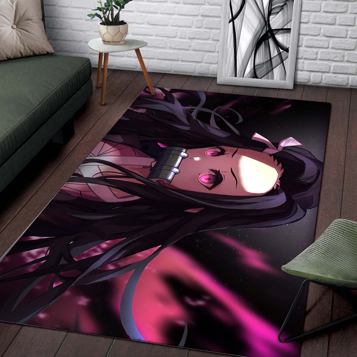 Nezuko Kamado - Kimetsu No Yaiba 3 Teppich 2