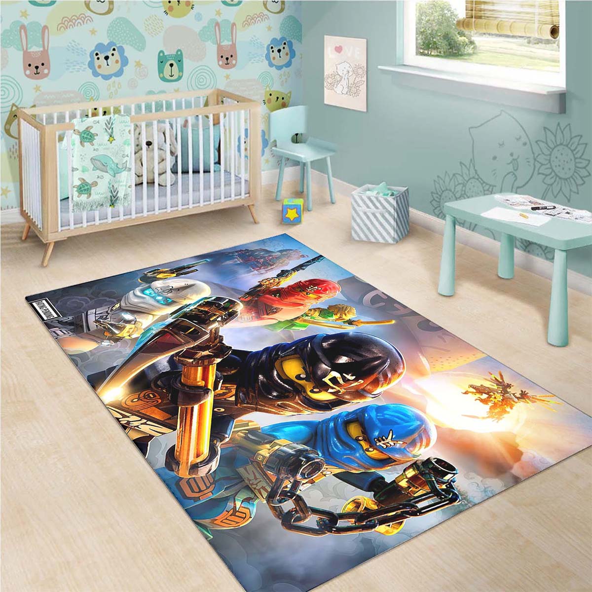 Ninjago Alle Charaktere 03 Teppich 3
