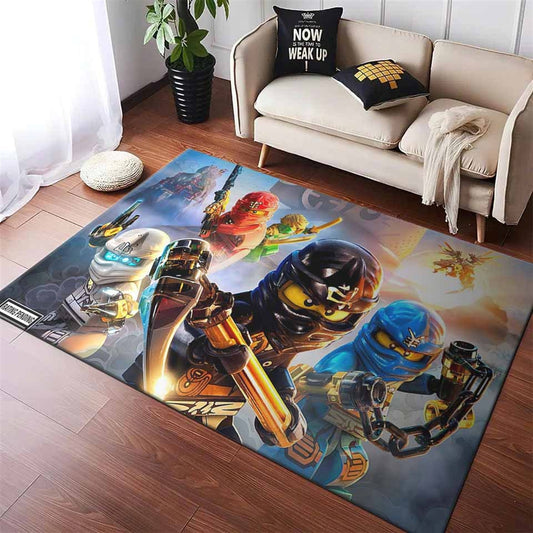 Ninjago Alle Charaktere 03 Teppich