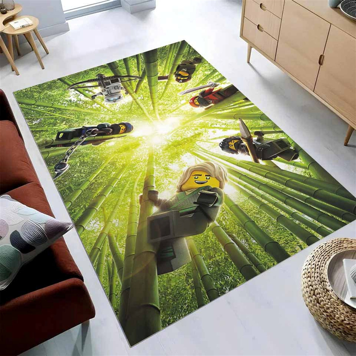 Ninjago Alle Charaktere De06 Teppich