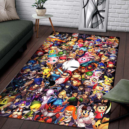 Nintendo All Character Teppich 2