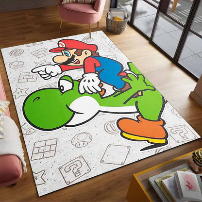 Nintendo Super Mario Und Yoshi Teppich 2