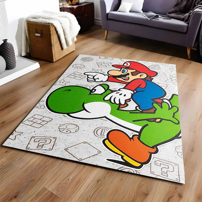 Nintendo Super Mario Und Yoshi Teppich