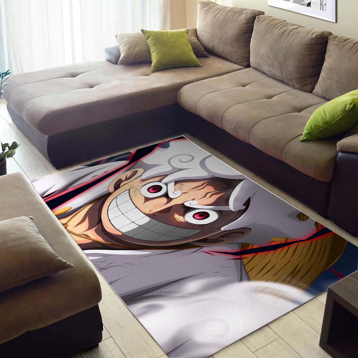 One Piece Gear 5 Luffy Teppich 3