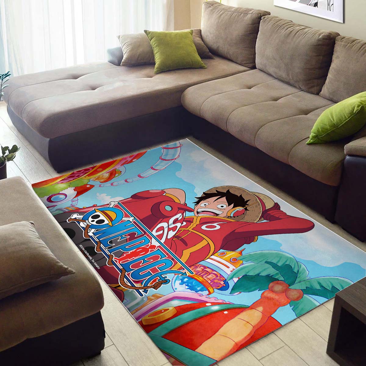 One Piece Monkey D Teppich 3