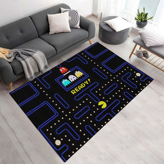 Pac-Man bereit Spiel mit Geistern Teppich - TOK