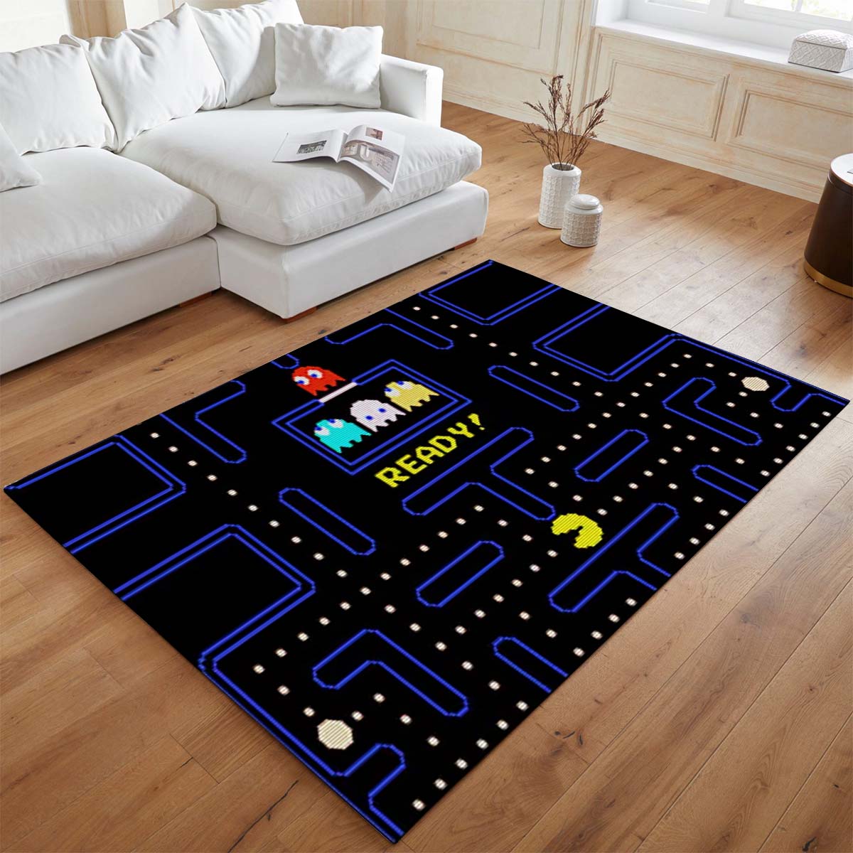 Pac-Man bereit Spiel mit Geistern Teppich - TOK 2