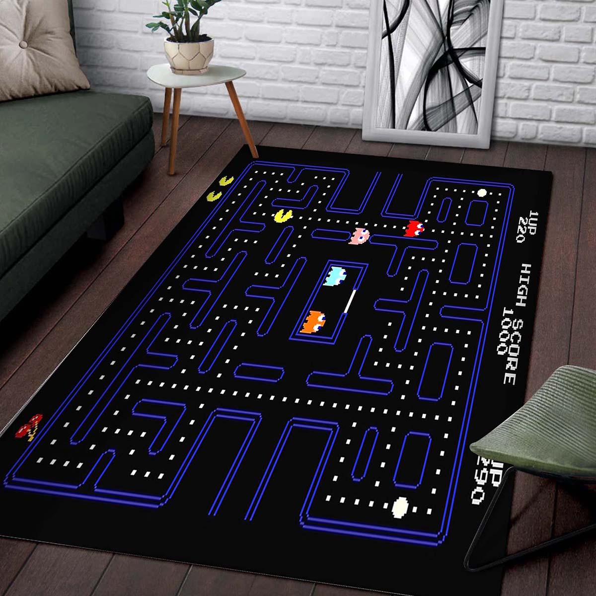 Pacman Game Room Teppich 2