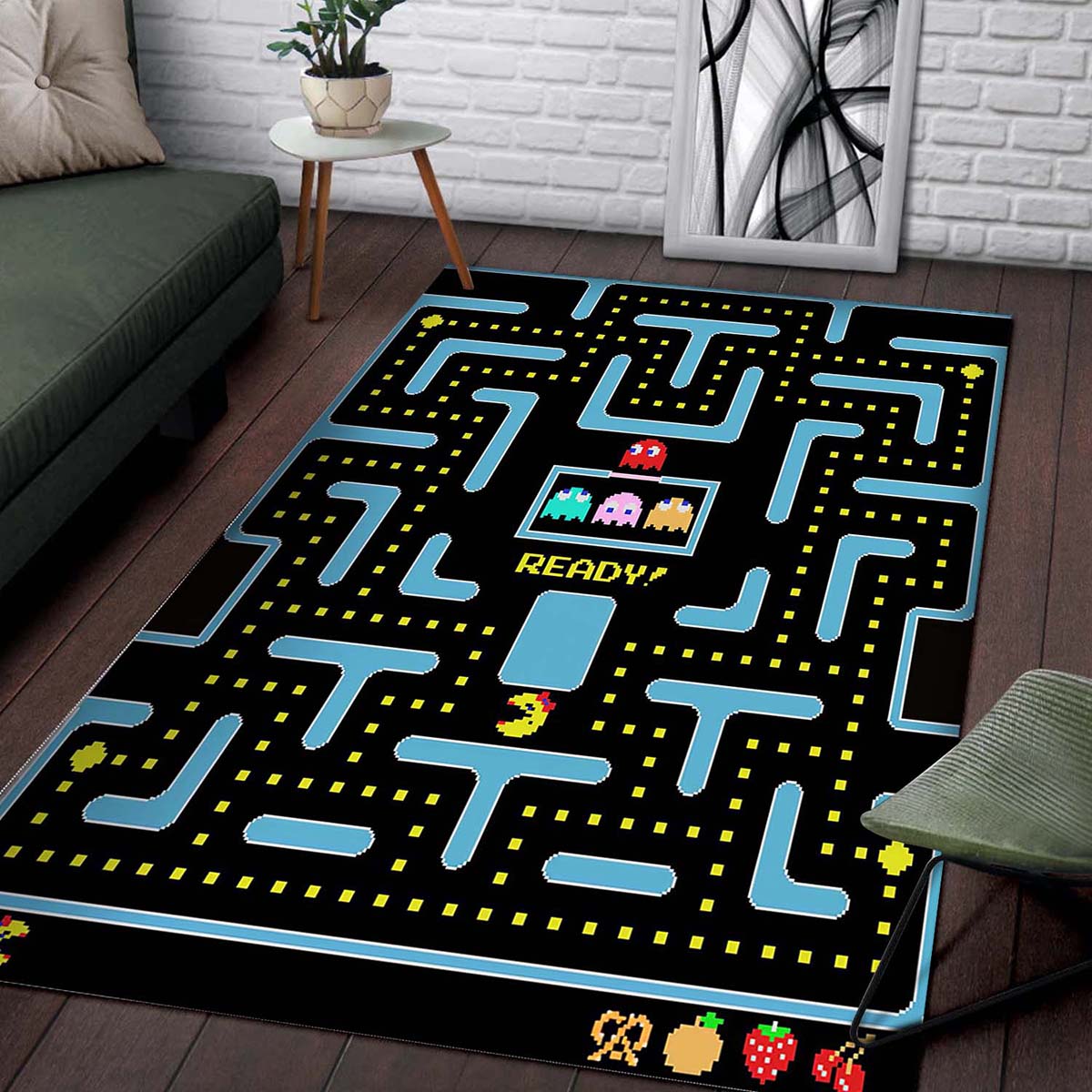Pacman Spiel Teppich 2