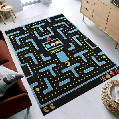 Pacman Spiel Teppich