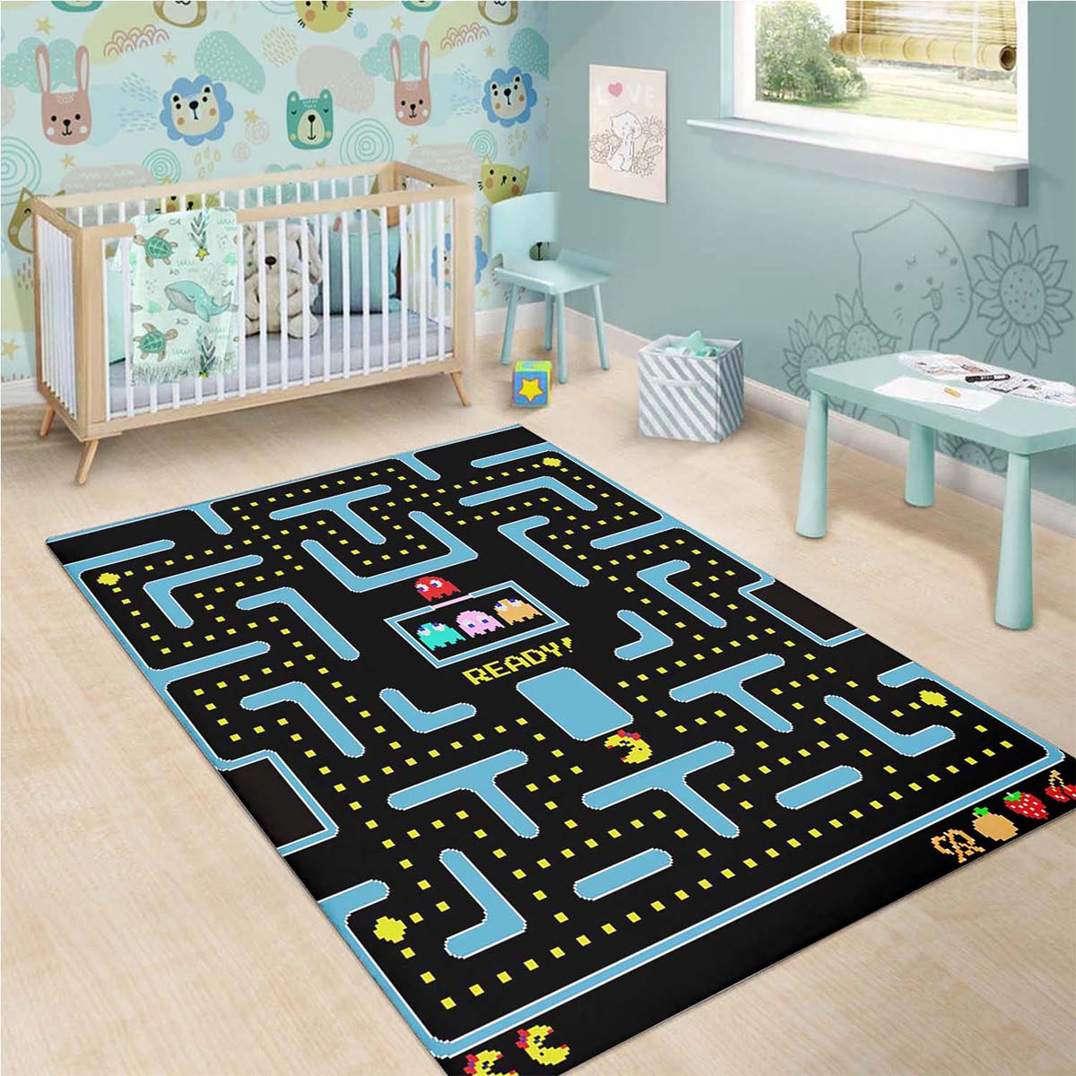 Pacman Spiel Teppich 3