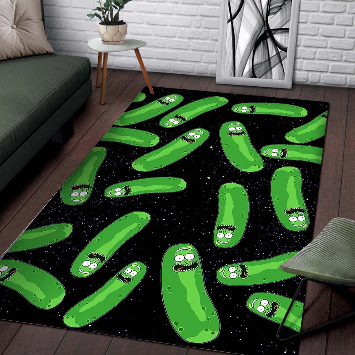 Pickle Rick And Morty Teppich 2
