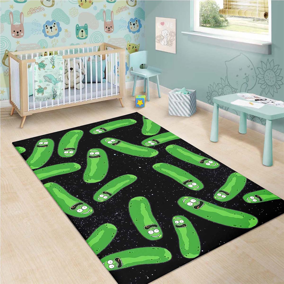 Pickle Rick And Morty Teppich 3