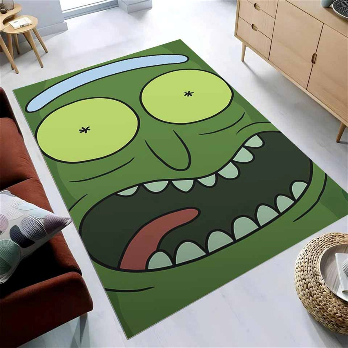 Pickle Rick Teppich