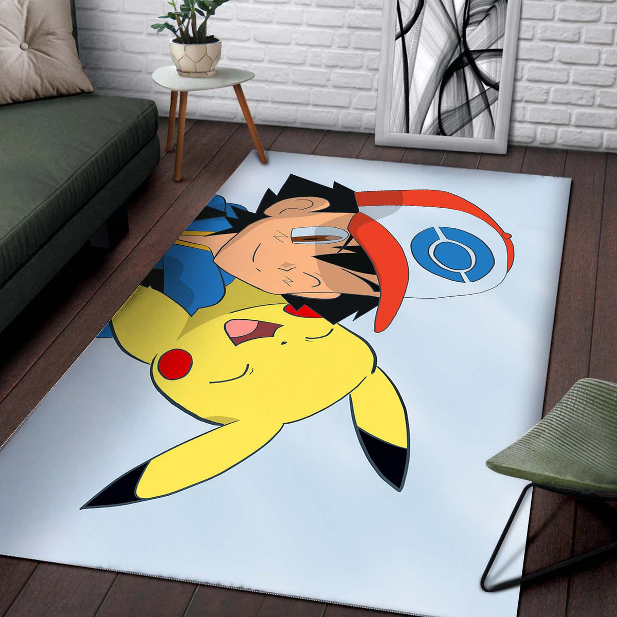 Pikachu Ash Ketchum Teppich 2