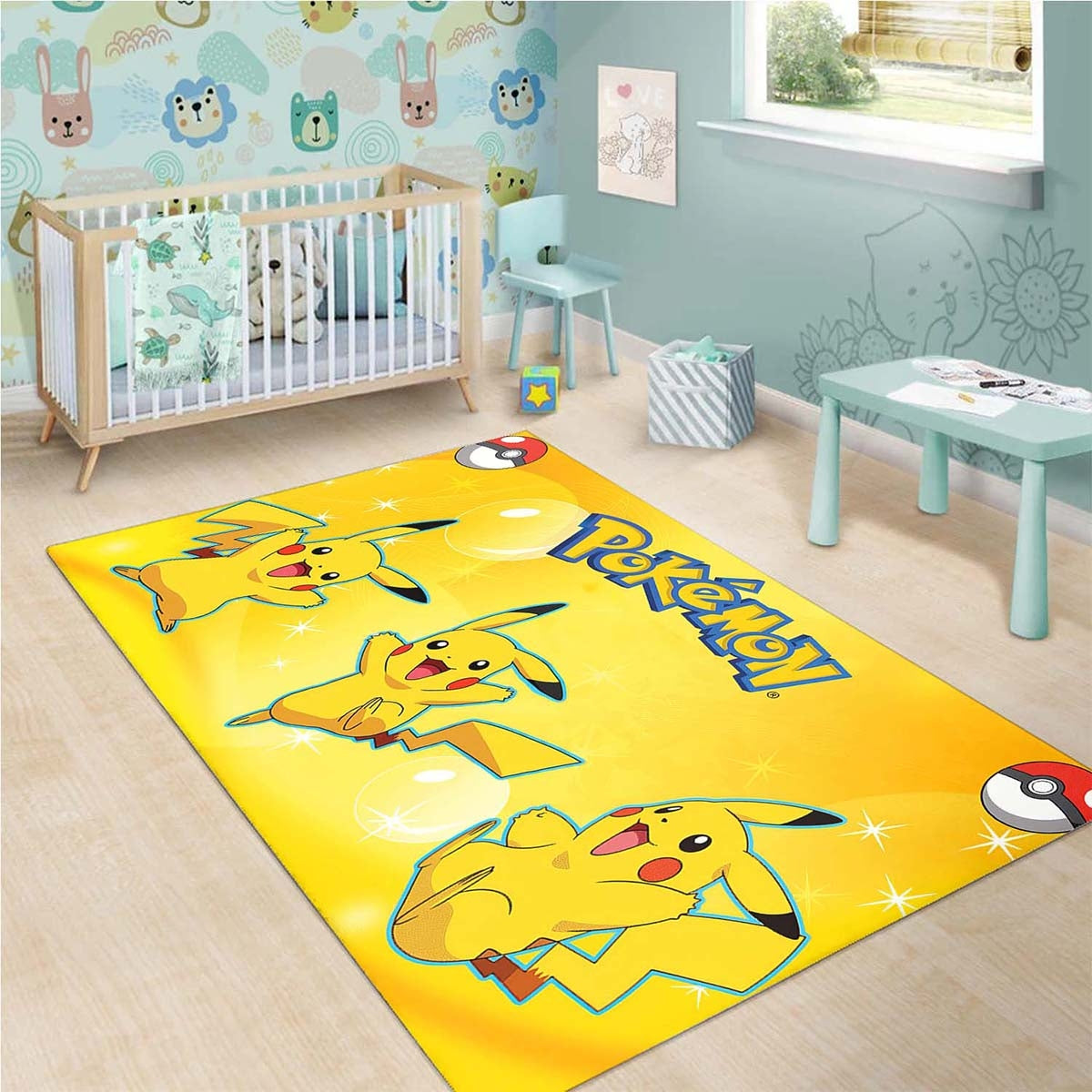 Pikachu Pokemon Anime Fn080209 Teppich