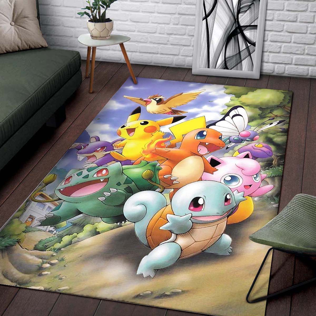 Pikachu Und Seine Pokemon freunde 03 Teppich 2