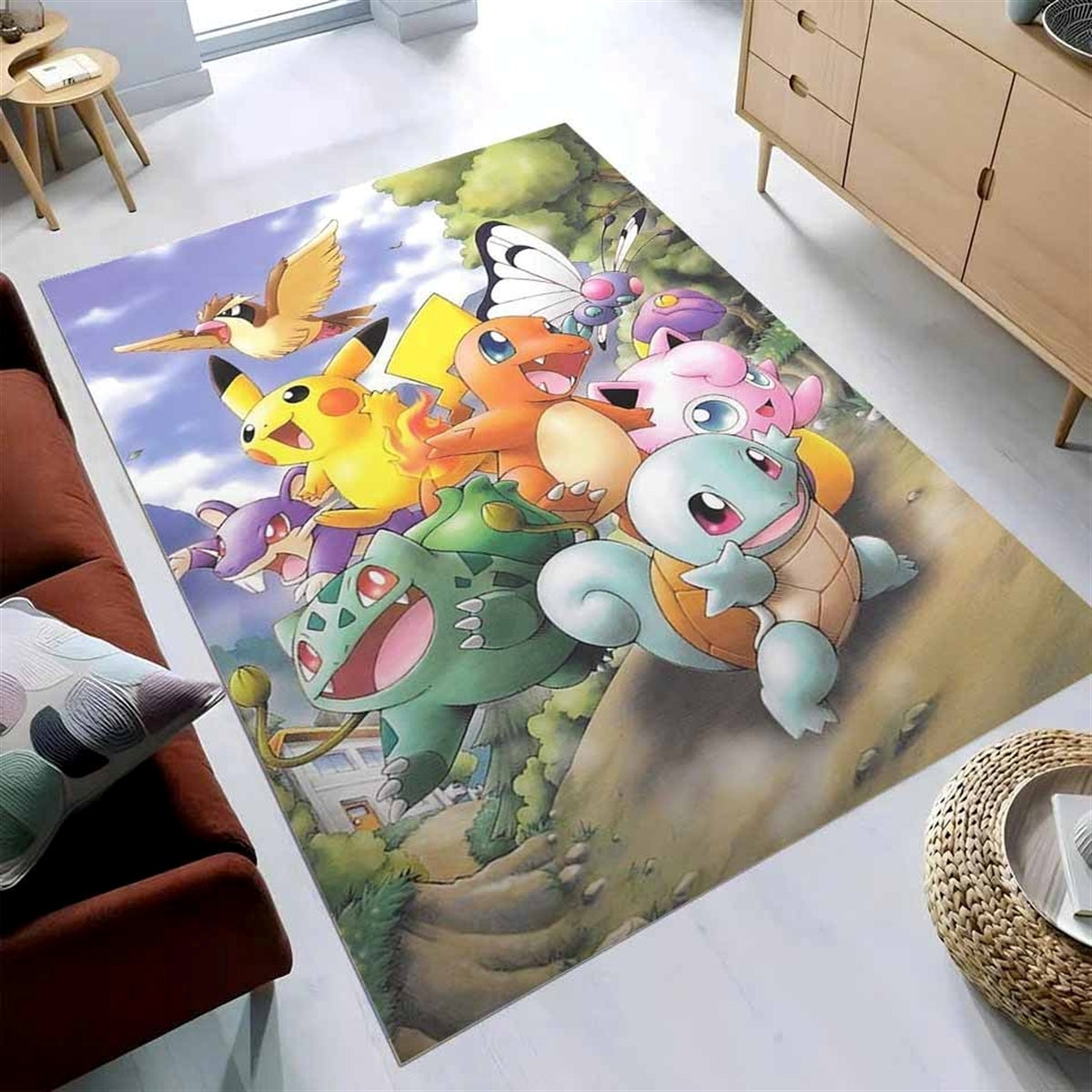 Pikachu Und Seine Pokemon freunde 03 Teppich 3