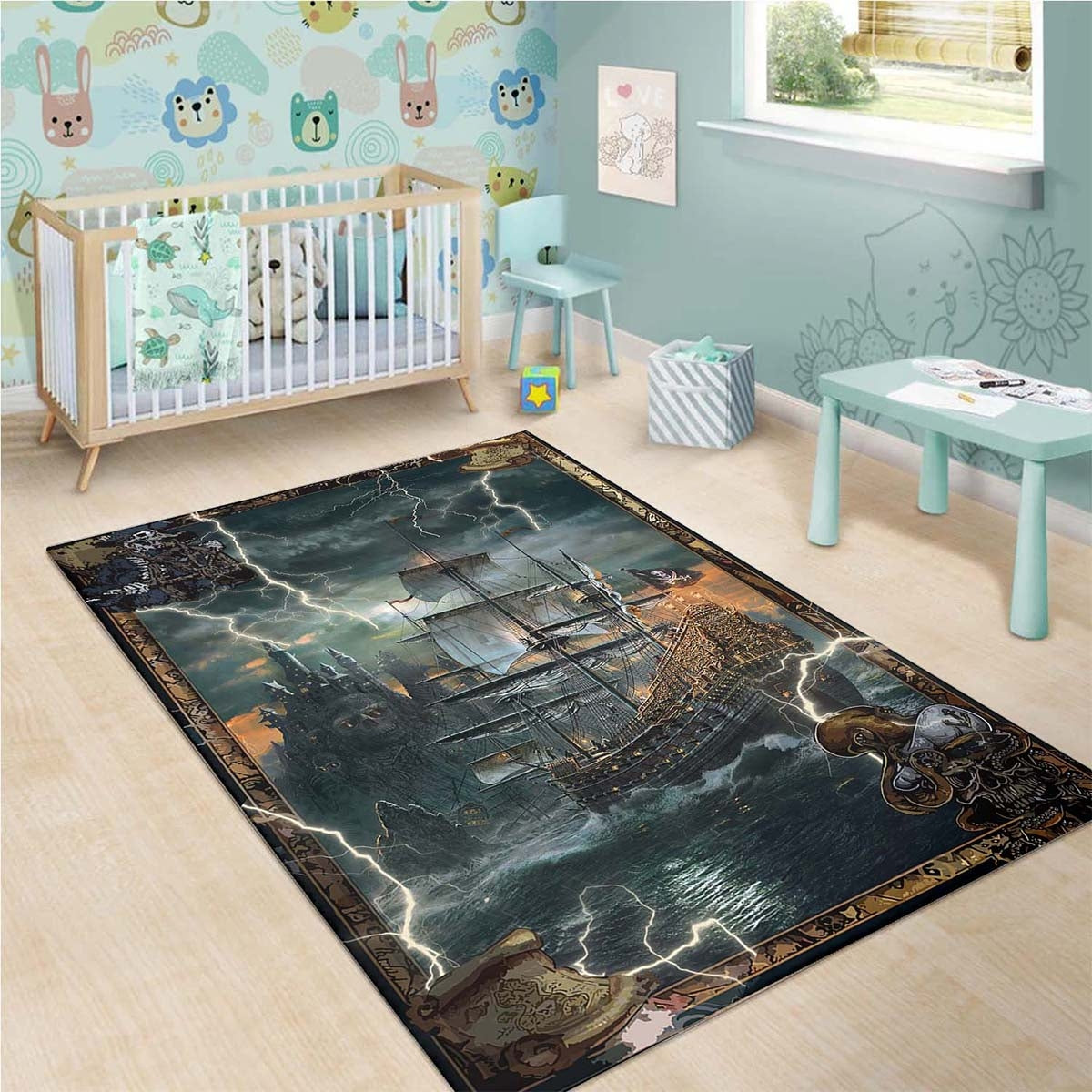 Pirate Ship Cl300945mdr Teppich