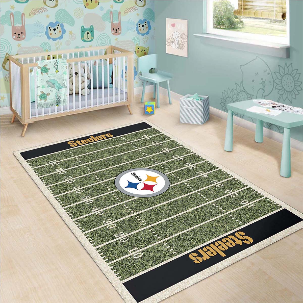 Pittsburgh Steelers Fuballmannschaft 2 Teppich 3
