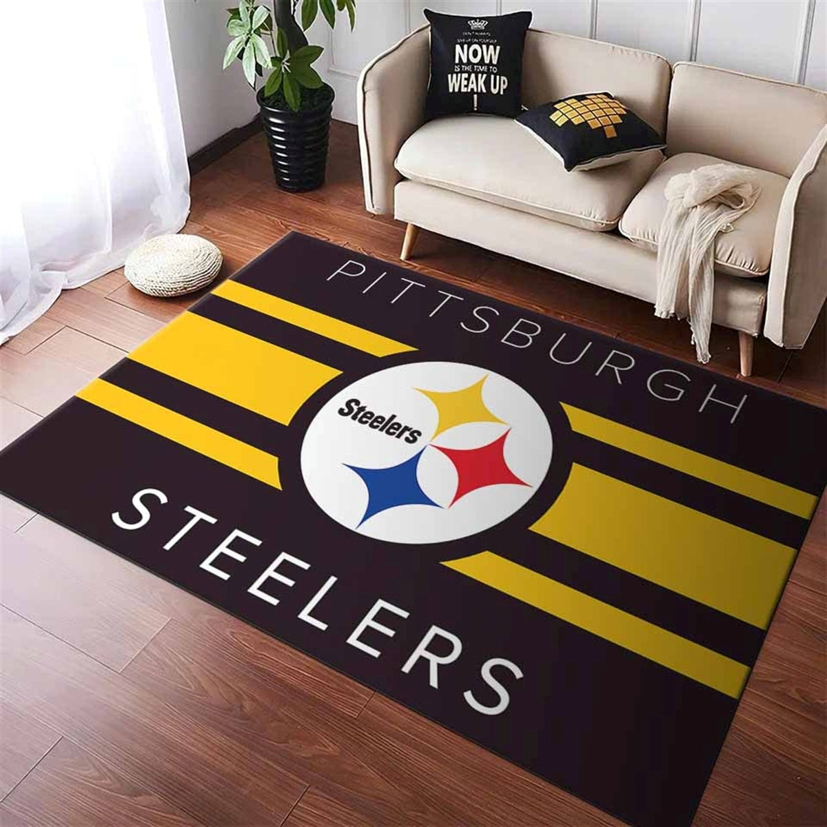 Pittsburgh Steelers Fuballmannschaft Teppich
