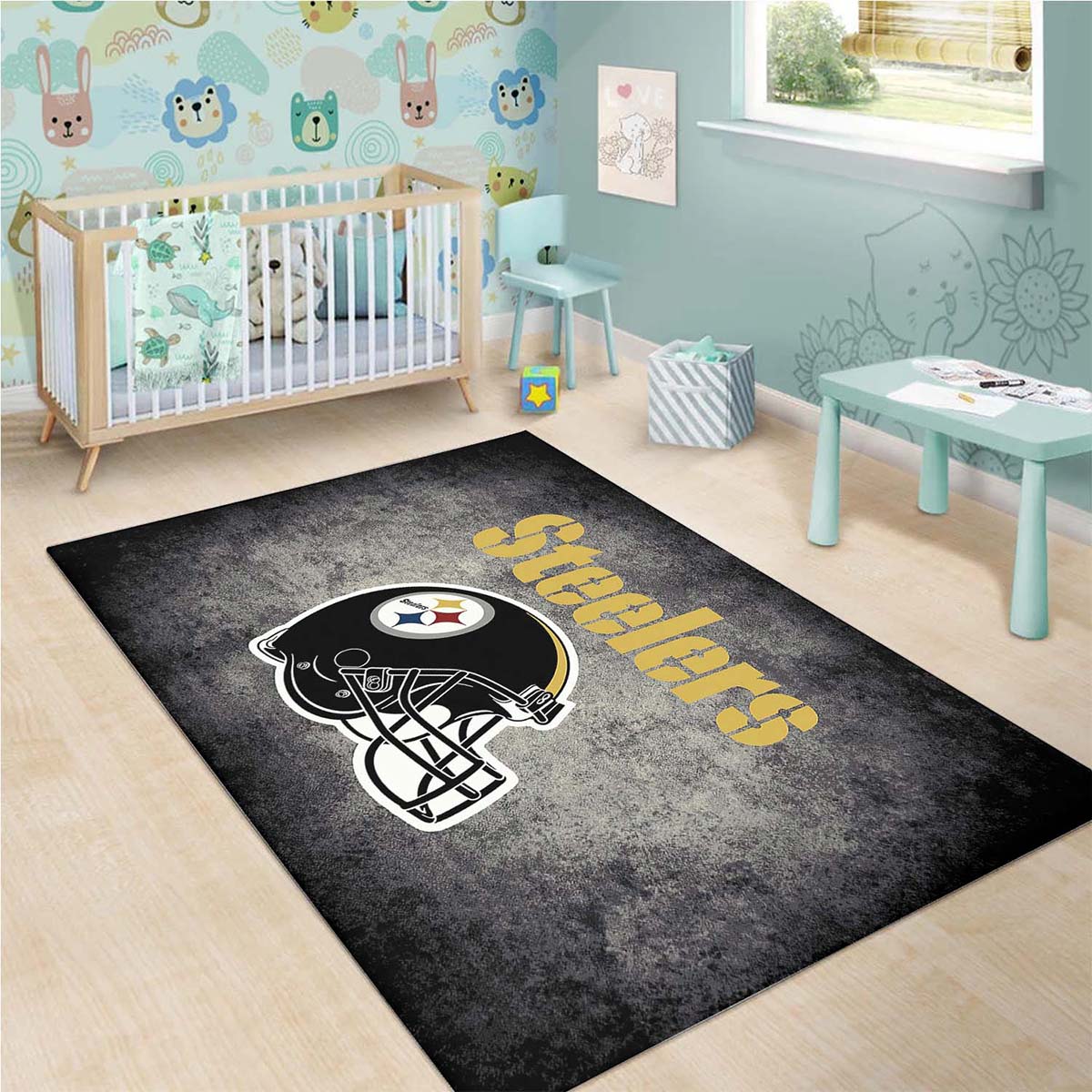 Pittsburgh Steelers Nfl Fuballmannschaft Verzweifelt Teppich 3