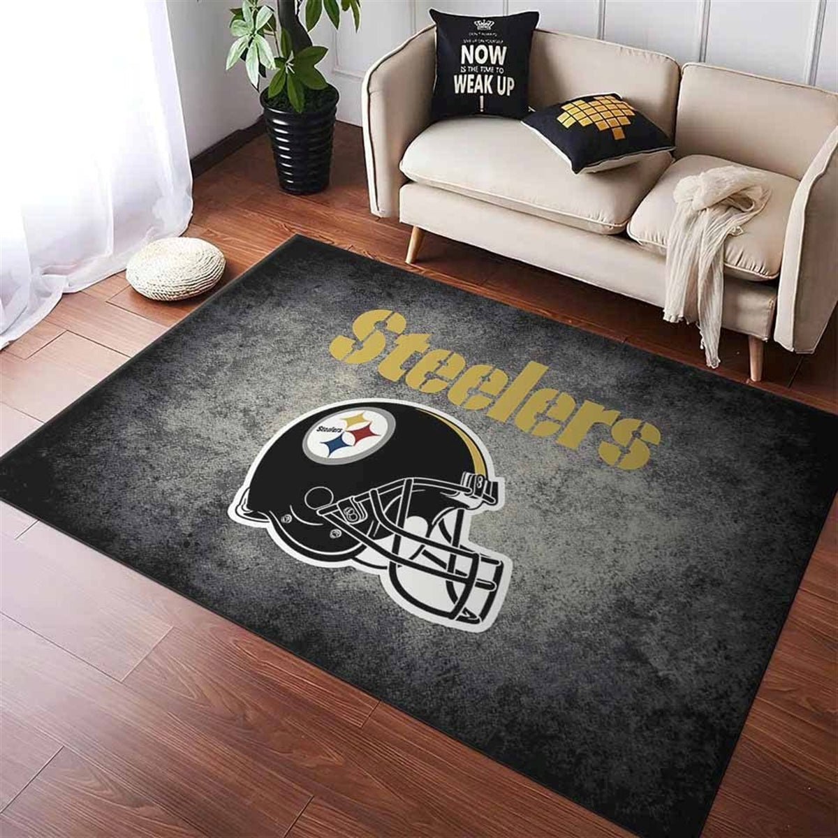 Pittsburgh Steelers Nfl Fuballmannschaft Verzweifelt Teppich