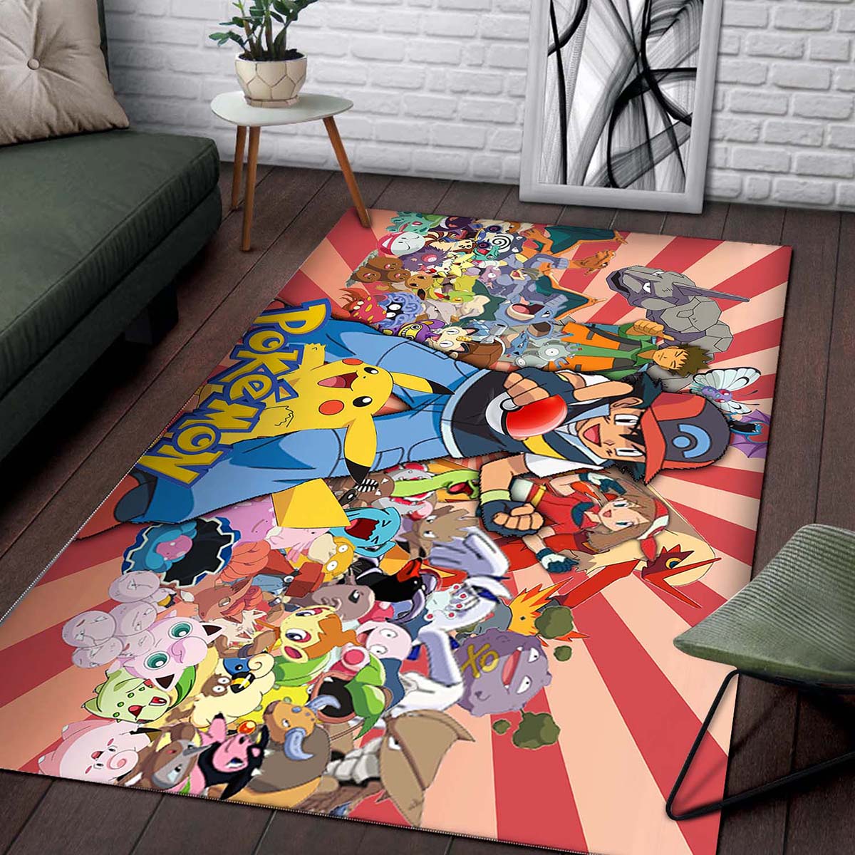 Pokemon All Anime Teppich 2