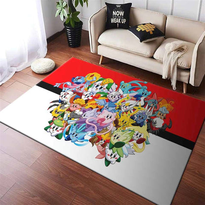 Pokemon All Nintendo Video Game Teppich 3