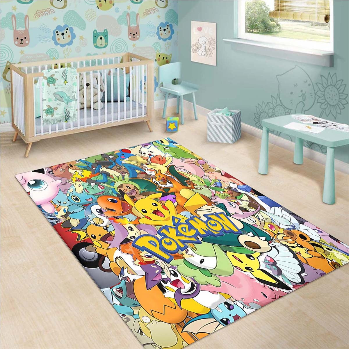 Pokemon All Pet Teppich